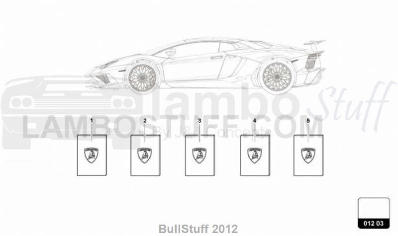 2017 Lamborghini AVENTADOR SV LP750-4 COUPE ARABIA 1 SET VEHICLE LITERATURE (012.03.00)